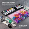 image:imageDaler Rowney System 3 Acrylic Paint  500 ml Rouge FluorescentOrange Fluorescent