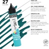 image:imageDaler Rowney System3 295ml 10Tube Fluid Acrylic Paint Set  Acrylic Pouring Paint Supplies for Artists and Students  Vivid HighFlow Artist Paint Set for Canvas Murals and MorePhthalo Turquoise