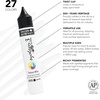 image:imageDaler Rowney System3 295ml 10Tube Fluid Acrylic Paint Set  Acrylic Pouring Paint Supplies for Artists and Students  Vivid HighFlow Artist Paint Set for Canvas Murals and MoreTitanium White