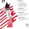 image:imageDaler Rowney System3 295ml 10Tube Fluid Acrylic Paint Set  Acrylic Pouring Paint Supplies for Artists and Students  Vivid HighFlow Artist Paint Set for Canvas Murals and MoreCadmium Red Hue