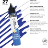 image:imageDaler Rowney System3 295ml 10Tube Fluid Acrylic Paint Set  Acrylic Pouring Paint Supplies for Artists and Students  Vivid HighFlow Artist Paint Set for Canvas Murals and MoreUltramarine