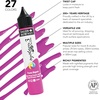 image:imageDaler Rowney System3 295ml 10Tube Fluid Acrylic Paint Set  Acrylic Pouring Paint Supplies for Artists and Students  Vivid HighFlow Artist Paint Set for Canvas Murals and MoreProcess Magenta