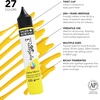 image:imageDaler Rowney System3 295ml 10Tube Fluid Acrylic Paint Set  Acrylic Pouring Paint Supplies for Artists and Students  Vivid HighFlow Artist Paint Set for Canvas Murals and MoreCadmium Yellow Hue