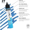 image:imageDaler Rowney System3 295ml 10Tube Fluid Acrylic Paint Set  Acrylic Pouring Paint Supplies for Artists and Students  Vivid HighFlow Artist Paint Set for Canvas Murals and MoreCoeruleum Blue Hue