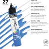 image:imageDaler Rowney System3 295ml 10Tube Fluid Acrylic Paint Set  Acrylic Pouring Paint Supplies for Artists and Students  Vivid HighFlow Artist Paint Set for Canvas Murals and MoreCobalt Blue Hue
