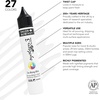 image:imageDaler Rowney System3 295ml 10Tube Fluid Acrylic Paint Set  Acrylic Pouring Paint Supplies for Artists and Students  Vivid HighFlow Artist Paint Set for Canvas Murals and MoreZinc Mixing White