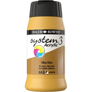 image:imageDaler Rowney Acrylic paint system 3 Yellow Ochre 6631691 Fl Oz Pack of 1