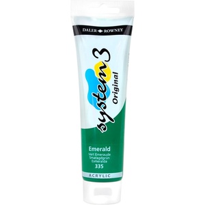 image:imageDalerRowney System 3 Acrylic 150 ml Tube  Cadmium Red Deep HueEmerald