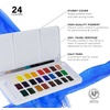 image:imageDaler Rowney Half Pan Travel Set 25 Piece Assorted Colors1 Count Pack of 1