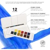 image:imageDalerRowney Aquafine Watercolor Paint Set Shayda Campbell Artist Palette Plastic Travel Set 24 Half Pans Assorted Colors 1 Count12 Count Pack of 1