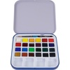 image:imageDalerRowney Aquafine Watercolor Paint Set Shayda Campbell Artist Palette Plastic Travel Set 24 Half Pans Assorted Colors 1 Count24 Count Pack of 1