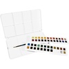 image:imageDalerRowney Aquafine Watercolor Paint Set Shayda Campbell Artist Palette Plastic Travel Set 24 Half Pans Assorted Colors 1 Count48 Count Pack of 1
