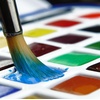 image:imageDalerRowney Aquafine Watercolor Paint Set Shayda Campbell Artist Palette Plastic Travel Set 24 Half Pans Assorted Colors 1 Count48 Count Pack of 1