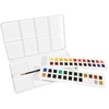 image:imageDalerRowney Aquafine Watercolor Paint Set Shayda Campbell Artist Palette Plastic Travel Set 24 Half Pans Assorted Colors 1 Count48 Count Pack of 1