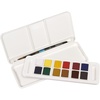 image:imageDalerRowney Aquafine Watercolor Paint Set Shayda Campbell Artist Palette Plastic Travel Set 24 Half Pans Assorted Colors 1 Count12 Count Pack of 1
