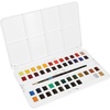 image:imageDalerRowney Aquafine Watercolor Paint Set Shayda Campbell Artist Palette Plastic Travel Set 24 Half Pans Assorted Colors 1 Count48 Count Pack of 1
