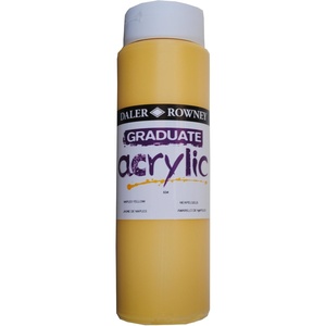 image:imageDALERROWNEYFILA CO 123500634 GRADUATE ACRYLIC 500ML NAPLES YELLOW