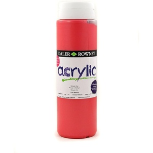 image:imageDALERROWNEYFILA CO 123500720 GRADUATE ACRYLIC 500ML METALLIC RED