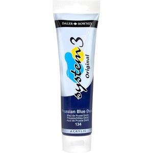 image:imageDaler  Rowney 150ml System 3 Arcyclic Colour Tube  Burnt SiennaBlue