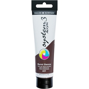 image:imageDaler  Rowney 150ml System 3 Arcyclic Colour Tube  Burnt SiennaBurnt Sienna