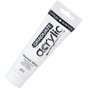image:imageDaler Rowney  Graduate Acrylic  120ml Tube  White