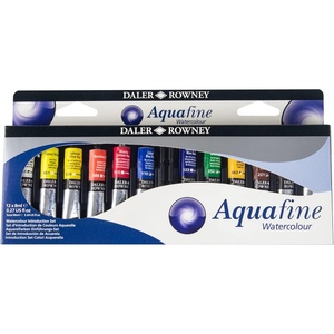 image:imageDaler Rowney Aquafine 12 Tube Watercolor Set  Water Color Paint Set for Watercolor Paper and More  Watercolor Paint Set for Artists and Students  Paint Supplies for All Skill Levels12 Pack  Tubes
