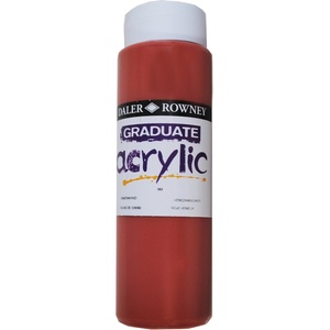 image:imageDaler Rowney GRADUATE ACRYLIC 500ML VENETIAN RED500 ml Pack of 1