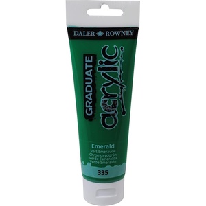 image:imageDaler Rowney Graduate Acrylic 120ml Emerald 335