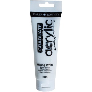 image:imageDaler Rowney Graduate Acrylic 120ml Mixing White 006