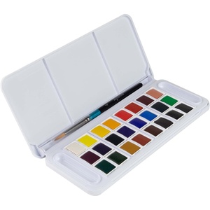 image:imageDaler Rowney Half Pan Travel Set 25 Piece Assorted Colors1 Count Pack of 1