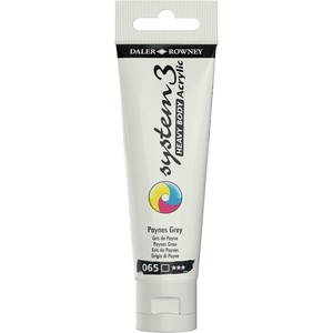 image:imageDaler Rowney System3 Paynes Grey Heavy Body Acrylic Paint 59ml  Art Paint for Artists and Students  Artist Paint for Canvas Murals and More  Thick Acrylic Paint for All Skill Sets