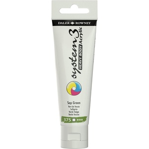 image:imageDaler Rowney System3 Sap Green Heavy Body Acrylic Paint 59ml  Art Paint for Artists and Students  Artist Paint for Canvas Murals and More  Thick Acrylic Paint for All Skill Sets
