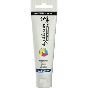 image:imageDaler Rowney System3 Ultramarine Heavy Body Acrylic Paint 59ml  Art Paint for Artists and Students  Artist Paint for Canvas Murals and More  Thick Acrylic Paint for All Skill Sets