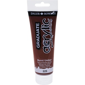 image:imageDalerRowney GA123120225 Graduate Acrylic Paint 120ml Burnt Umber