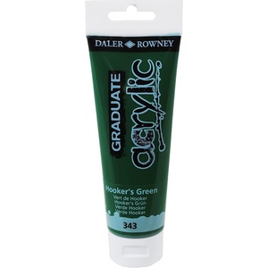 image:imageDalerRowney GA123120343 Graduate Acrylic Paint 120ml Hookers Green