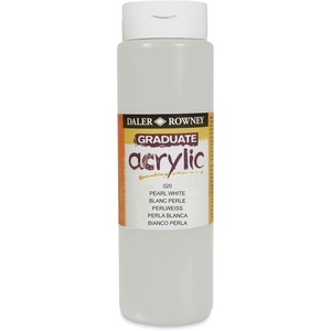 image:imageDalerRowney Graduate Acrylic Paint Plastic Bottle 1691oz  500 ml Pearl White1691 Fl Oz Pack of 1