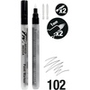 image:imageFW Mixed Media Paint Markers  Two Empty Markers with 24 mm Round Paint Marker Nibs  Empty Paint Pen 2Pack with Extra Nibs for Liquid Media  Medium Barrel Refillable Paint Pens for Bold Lines1MM Hard  Marker