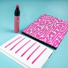 image:imageFW Mixed Media Paint Markers  Two Empty Markers with 24 mm Round Paint Marker Nibs  Empty Paint Pen 2Pack with Extra Nibs for Liquid Media  Medium Barrel Refillable Paint Pens for Bold Lines36MM Round  Markers