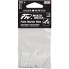 image:imageFW Mixed Media Paint Markers  Two Empty Markers with 24 mm Round Paint Marker Nibs  Empty Paint Pen 2Pack with Extra Nibs for Liquid Media  Medium Barrel Refillable Paint Pens for Bold Lines12MM Round  Nibs