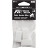 image:imageFW Mixed Media Paint Markers  Two Empty Markers with 24 mm Round Paint Marker Nibs  Empty Paint Pen 2Pack with Extra Nibs for Liquid Media  Medium Barrel Refillable Paint Pens for Bold Lines815MM Flat  Nibs