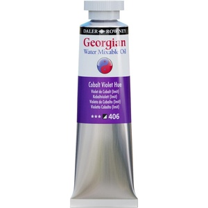 image:imageDaler Rowney Georgian Water Mixable Oil Paint Cobalt Violet Hue 37ml Tube  Art Paints for Canvas Paper and More  Oil Painting Supplies for Artists and Students  Artist Oil Paint for Any Skill Set