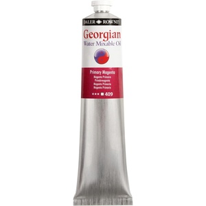 image:imageDaler Rowney Georgian Water Mixable Oil Paint Primary Magenta 200ml Tube  Art Paints for Canvas Paper and More  Oil Painting Supplies for Artists and Students  Artist Oil Paint for Any Skill Set