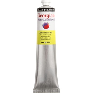 image:imageDalerRowney Georgian Water Mixable Oil Paint Cadmium Yellow Hue 200ml Tube  Art Paints for Canvas Paper and More  Oil Painting Supplies for Artists and Students  Artist Oil Paint for Any Skill Set