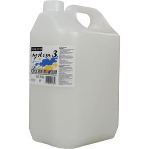 image:imageDalerRowney System3 5L Screen Printing Medium  Acrylic Screen Printing Medium for Professional and Student Artists  Versatile Medium for Use with Acrylic Paint Ink and More