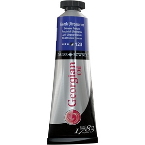 image:imageDaler Rowney  Georgian Oil Color  38ml Tube  French Ultramarine