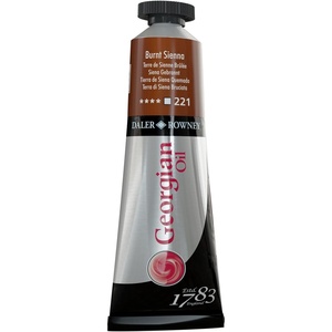 image:imageDaler Rowney Georgian Oil Colour 37ml  Burnt Sienna