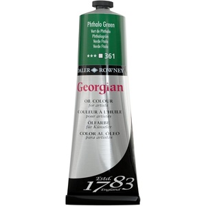 image:imageDaler Rowney Georgian Oil Paint  Gorgeous Colors  225ml  Phthalus Greengreen