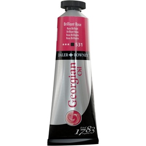 image:imageDaler Rowney Georgian Oil Paint Brilliant Rose 38ml Tube  Art Paints for Canvas Paper and More  Oil Painting Supplies for Artists and Students  Artist Oil Paint for Any Skill Set