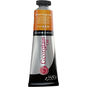 image:imageDaler Rowney Georgian Oil Paint Cadmium Orange Hue 38ml Tube  Art Paints for Canvas Paper and More  Oil Painting Supplies for Artists and Students  Artist Oil Paint for Any Skill Set