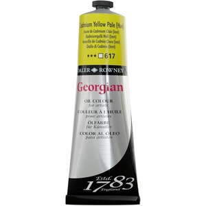 image:imageDaler Rowney Georgian Oil Paint Cadmium Yellow Pale Hue 225ml Tube  Art Paints for Canvas Paper and More  Oil Painting Supplies for Artists and Students  Artist Oil Paint for Any Skill Set